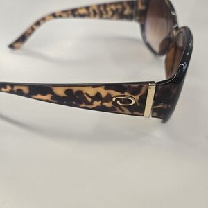 Oscar de la Renta Brown Patterned Sunglasses